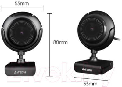 Веб-камера A4Tech PK-710P (черный)