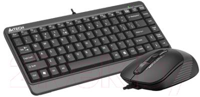 Клавиатура+мышь A4Tech Fstyler F1110 (черный/серый)