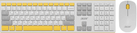 Клавиатура+мышь Acer OCC200 / ZL.ACCEE.002 (желтый/белый) - 
