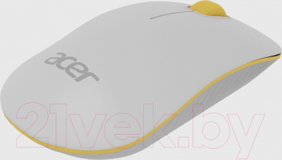 Клавиатура+мышь Acer OCC200 / ZL.ACCEE.002 (желтый/белый)