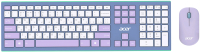 Клавиатура+мышь Acer OCC200 / ZL.ACCEE.003 (фиолетовый/зеленый) - 
