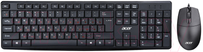 Клавиатура+мышь Acer OMW141 / ZL.MCEEE.01M (черный)