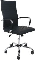Кресло офисное AksHome Elegance Light Eco (черный) - 