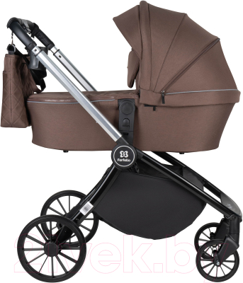 Детская универсальная коляска Farfello Baby Shell 2023 3 в 1 / BBS-002 (шоколадный)