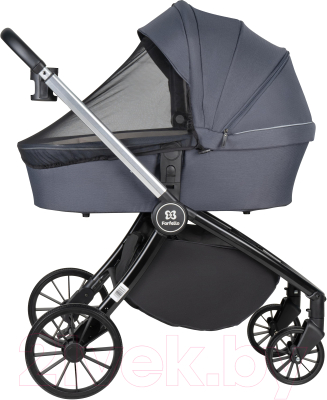 Детская универсальная коляска Farfello Baby Shell 2023 3 в 1 / BBS-005 (серый комби)