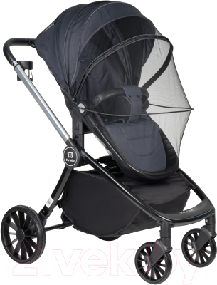 Детская универсальная коляска Farfello Baby Shell 2023 3 в 1 / BBS-005 (серый комби)
