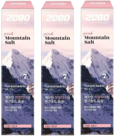 Набор зубных паст Dental Clinic 2080 Pure Mountain Salt Mild Mint с розовой гималайской солью (3шт) - 