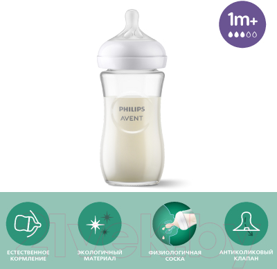 Бутылочка для кормления Philips AVENT Natural Response / SCY933/01 (240мл)