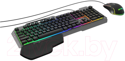Клавиатура+мышь Oklick 700GMK (черный)