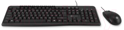Клавиатура+мышь Oklick S650 (черный)