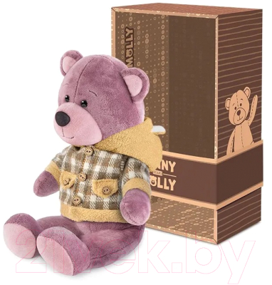 Мягкая игрушка Ronny & Molly Мишка Ронни в клетчатой толстовке / RM-R018-21