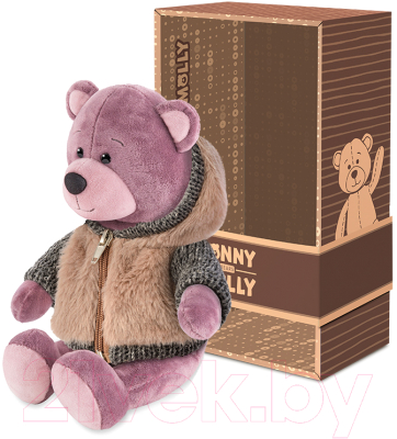 Мягкая игрушка Ronny & Molly Мишка Ронни в меховом худи / RM-R021-21