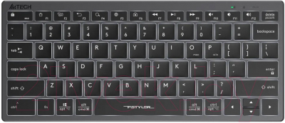 Клавиатура A4Tech Fstyler FX61 (серый)