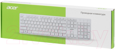 Клавиатура Acer OKW123 / ZL.KBDEE.00D (белый)