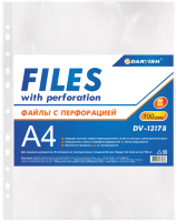 Набор файлов Darvish А4 60мкм / DV-13178/(4714B) (100шт) - 
