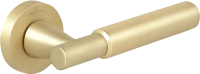 Ручка дверная Cebi Soho Smooth PC35 (гладкая, матовое золото полимер) - 