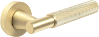 Ручка дверная Cebi Soho Diamond PC35 (алмаз, матовое золото полимер) - 