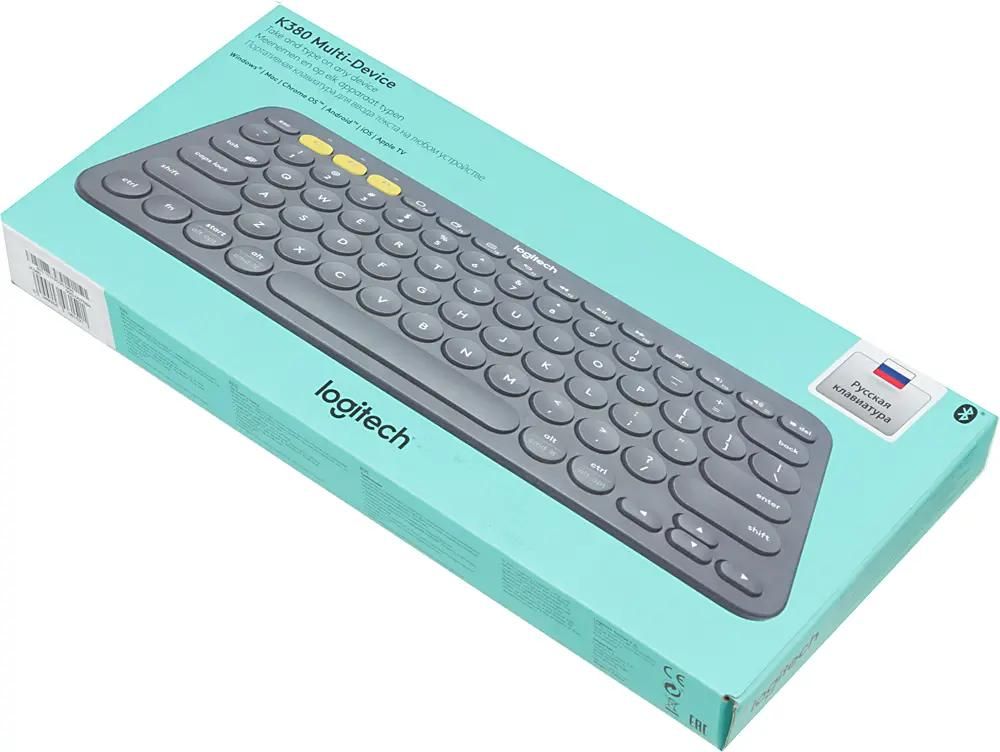 Клавиатура Logitech Multi-Device K380 Bluetooth / 920-007584