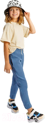 Комплект одежды для малышей Amarobaby Jump / AB-OD21-JUMP22/0220-98 (кремовый/синий, р.92-98)