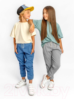 Комплект детской одежды Amarobaby Jump / AB-OD21-JUMP22/3211-122 (мятный/серый, р.116-122)