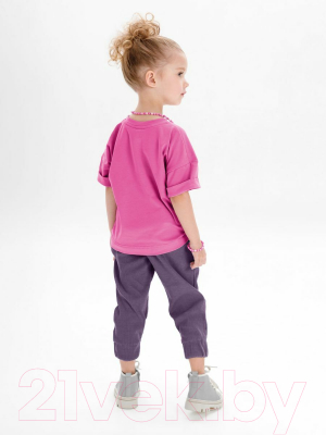 Комплект детской одежды Amarobaby Jump / AB-OD21-JUMP22/2517-122 (фуксия/сиреневый, р.116-122)