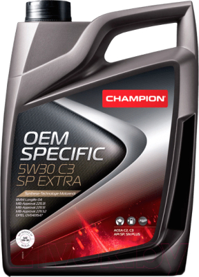 Моторное масло Champion OEM Specific 5W30 C3 SP Extra / 1049362 (4л)