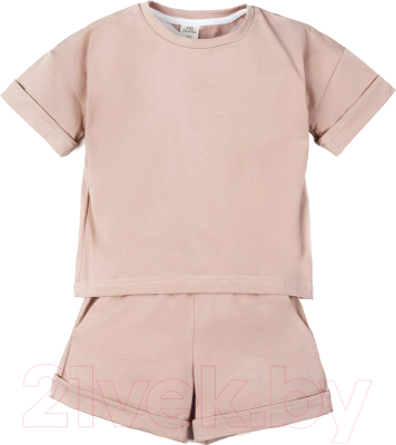 Комплект детской одежды Amarobaby Jump / AB-OD21-JUMP2201/03-128 (бежевый, р.122-128)