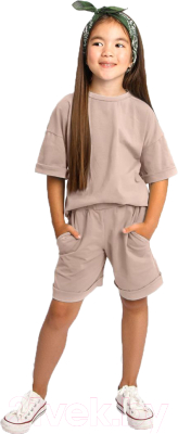 Комплект одежды для малышей Amarobaby Jump / AB-OD21-JUMP2201/03-98 (бежевый, р.92-98)