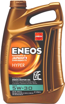 Моторное масло Eneos Hyper 5W30 / EU0030301N (4л)