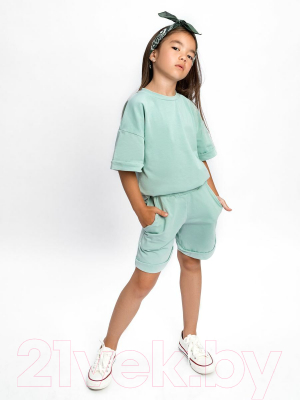 Комплект детской одежды Amarobaby Jump / AB-OD21-JUMP2201/32-110 (мятный, р.104-110)