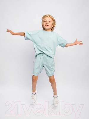 Комплект детской одежды Amarobaby Jump / AB-OD21-JUMP2201/32-110 (мятный, р.104-110)