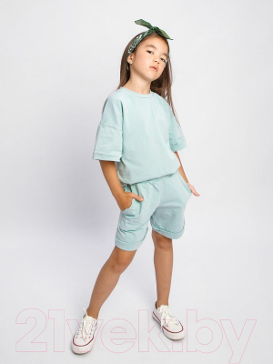 Комплект детской одежды Amarobaby Jump / AB-OD21-JUMP2201/32-128 (мятный, р.122-128)