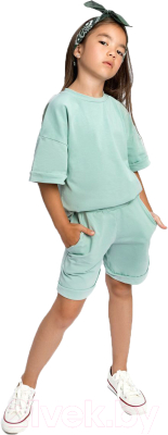 Комплект одежды для малышей Amarobaby Jump / AB-OD21-JUMP2201/32-92 (мятный, р.86-92)