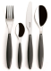 Набор столовых приборов Guzzini Cutlery Feeling / 23000022 (24пр, серый) - 