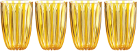 Набор стаканов Guzzini Dolcevita / 123900151 (4шт, янтарный) - 