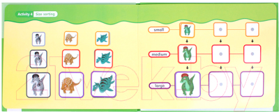 Развивающая книга Darvish Книга с липучками. Динозавры / DV-14402A
