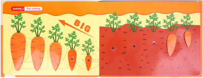 Развивающая книга Darvish Книга с липучками. Фрукты и овощи / DV-14402D