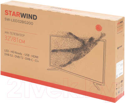 Изображение товара Телевизор StarWind SW-LED32BG200 (черный)