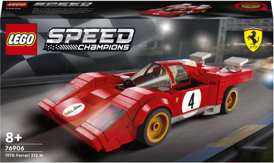 Конструктор Lego Speed Champions Спорткар 1970 Ferrari 512 M / 76906