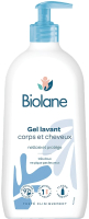 Шампунь-гель детский Biolane Гель для очищения тела и волос (750мл) - 