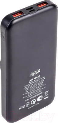 Портативное зарядное устройство HIPER Air 10000 10000mAh (черный)