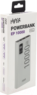 Портативное зарядное устройство HIPER EP 10000mAh (белый)