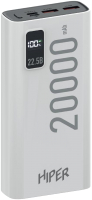 Портативное зарядное устройство HIPER EP 20000mAh (белый) - 