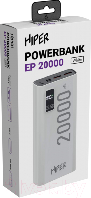 Портативное зарядное устройство HIPER EP 20000mAh (белый)