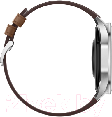 Умные часы Huawei Watch GT 4 46mm / PNX-B19 (коричневый кожаный ремешок)