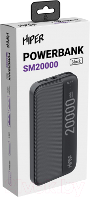 Портативное зарядное устройство HIPER SM20000 20000mAh (черный)