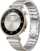 Умные часы Huawei Watch GT 4 41mm ARA-B19 (серебристый стальной ремешок) - 