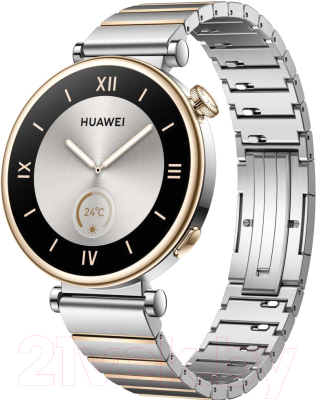 Умные часы Huawei Watch GT 4 41mm ARA-B19 (серебристый стальной ремешок)