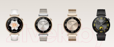 Умные часы Huawei Watch GT 4 41mm / ARA-B19 (белый кожаный ремешок)