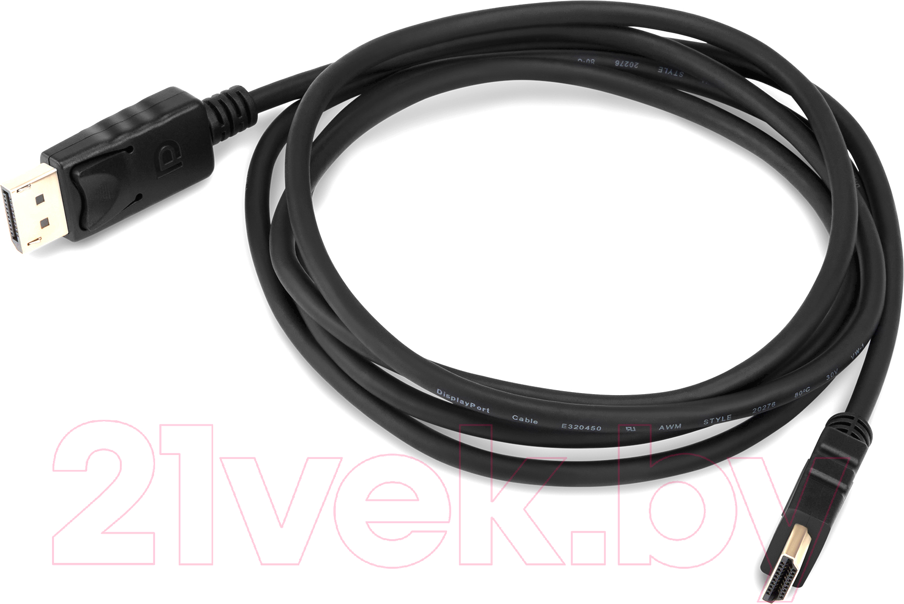 Кабель Buro BHP RET HDMI_DPP18 (1.8м, черный)